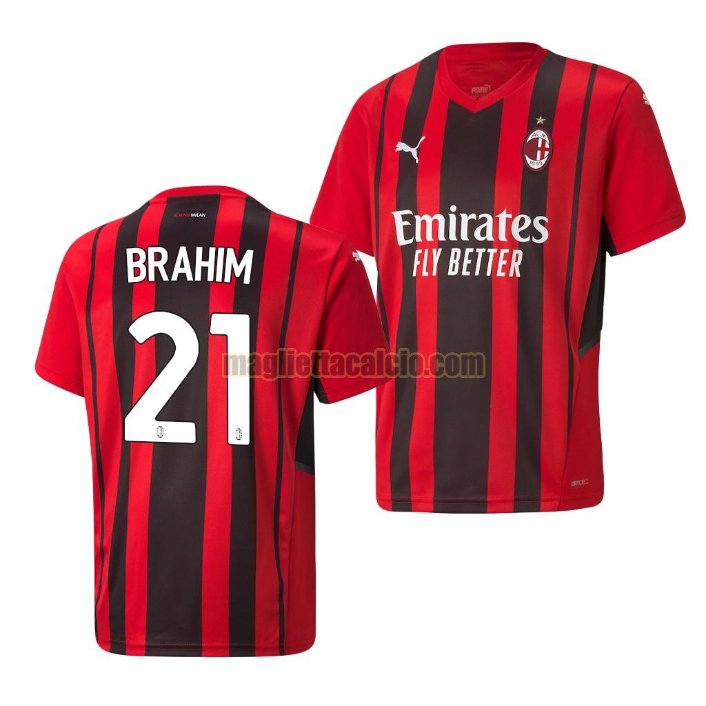 maglia brahim diaz 21 ac milan uomo prima 2021-2022