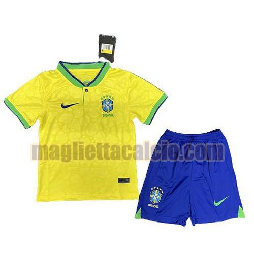 maglia brasile bambino prima 2022