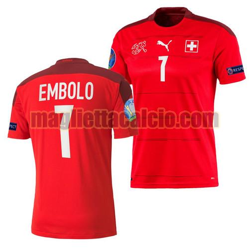 maglia breel embolo 7 svizzera uomo prima 2021-2022