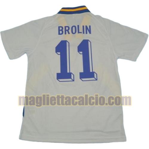 maglia brolin 11 svezia uomo seconda divisa coppa del mondo 1994