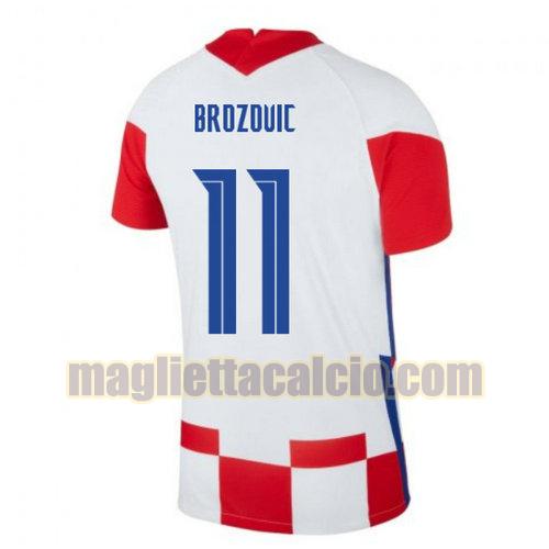 maglia brozovic 11 croazia uomo prima 2020-2021