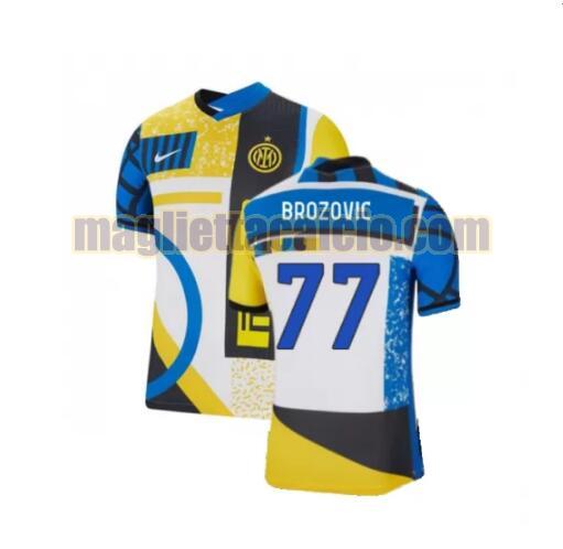 maglia brozovic 77 inter milan uomo 4th 2021-2022