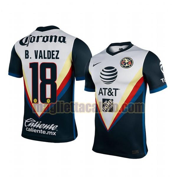 maglia bruno valdez 18 club américa uomo seconda 2020-2021