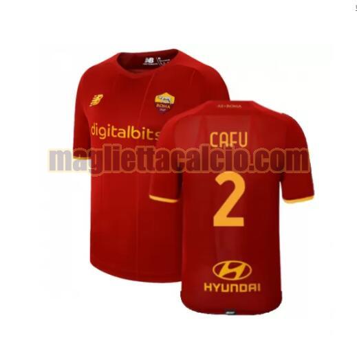 maglia cafu 2 as roma uomo prima 2021-2022