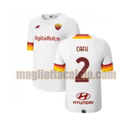 maglia cafu 2 as roma uomo seconda 2021-2022