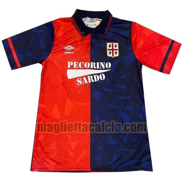 maglia cagliari calcio rosso prima 1992-1993