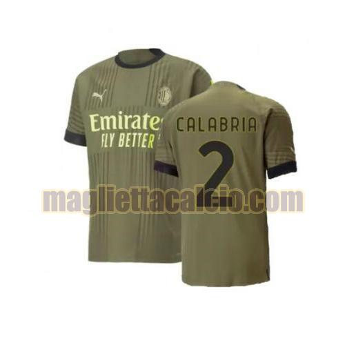 maglia calabria 2 ac milan uomo terza 2022-2023