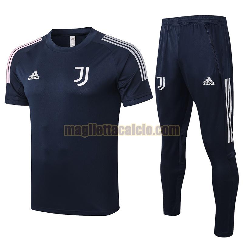maglia calcio completo juventus uomo blu reale 2020-2021