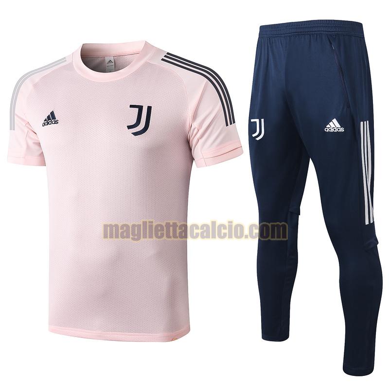 maglia calcio completo juventus uomo rosa 2020-2021