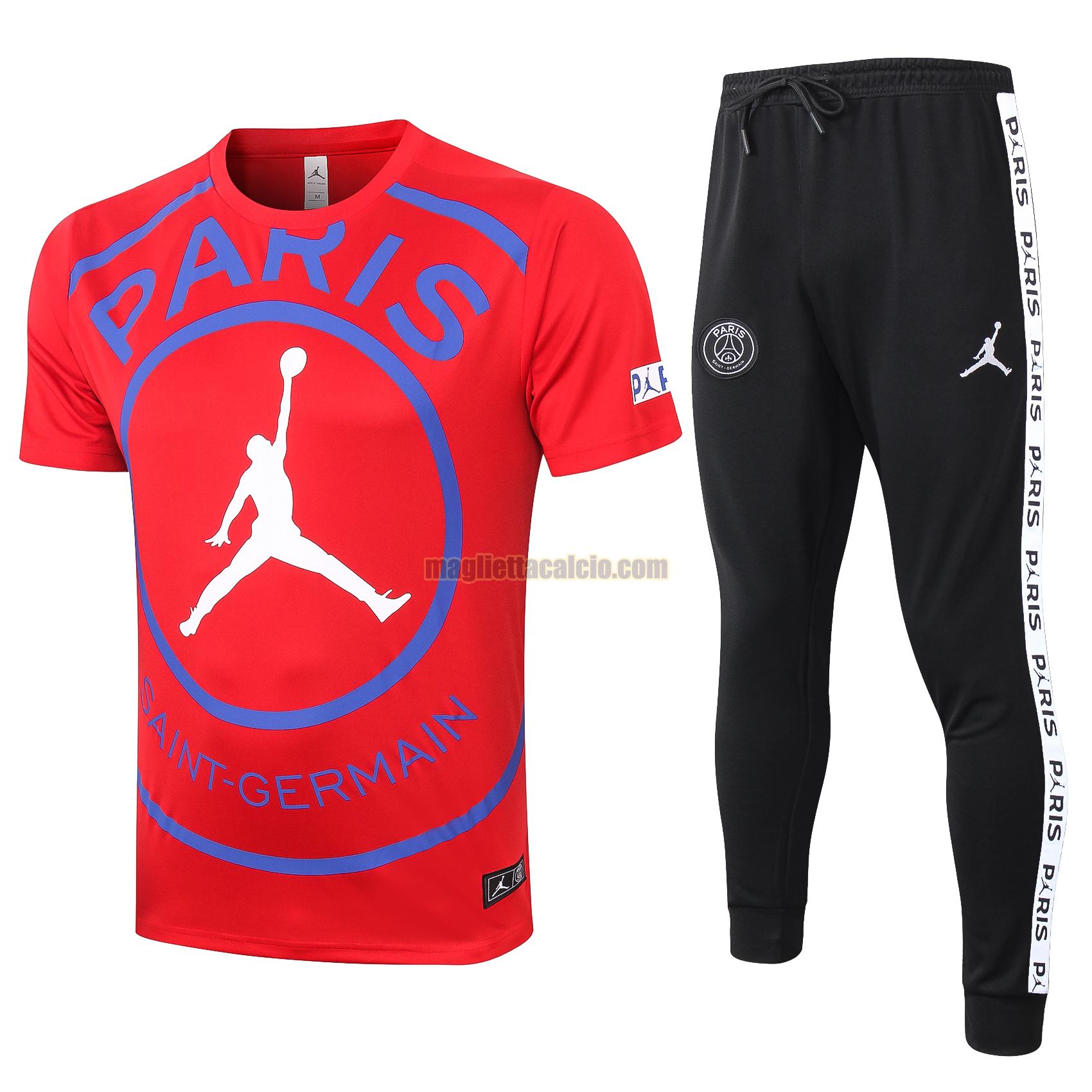 maglia calcio completo paris saint germain uomo rosso 2020-2021
