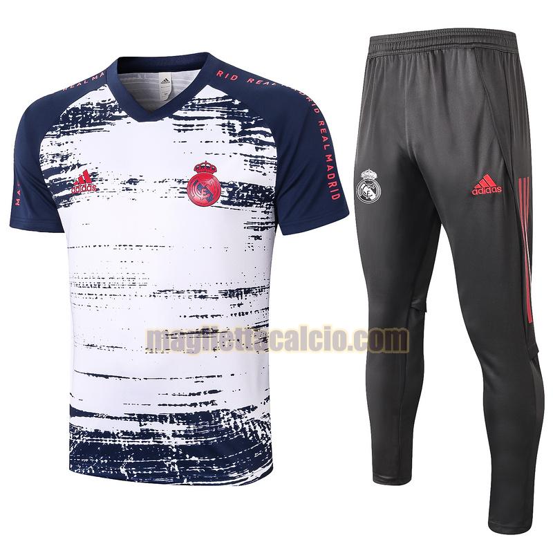 maglia calcio real madrid uomo bianca 2020-2021
