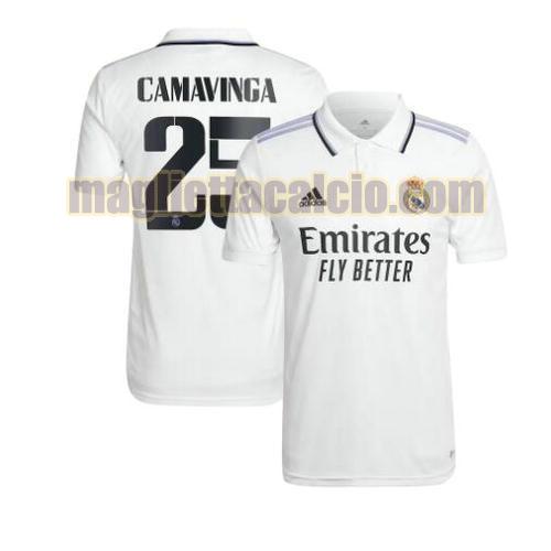 maglia camavinga 25 real madrid uomo prima 2022-2023
