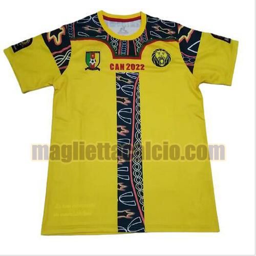 maglia camerun uomo bracciale firmato edition giallo 2021-2023