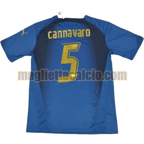 maglia cannavaro 5 italia uomo prima divisa coppa del mondo 2006