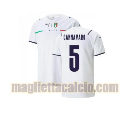 maglia cannavaro 5 italia uomo seconda 2021-2022