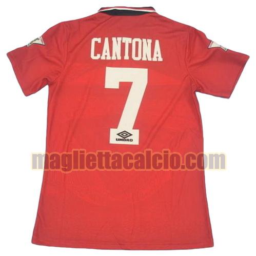 maglia cantona 7 manchester united uomo prima divisa 1995-1996