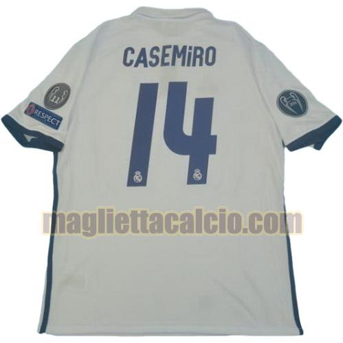 maglia casemiro 14 real madrid uomo prima divisa 2016-2017