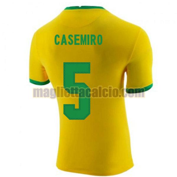 maglia casemiro 5 brasile uomo prima 2020-2021