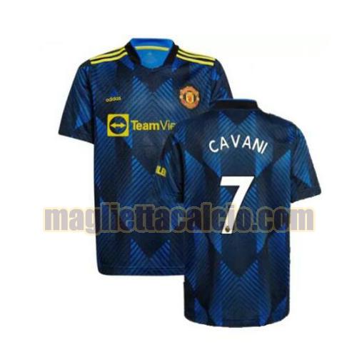 maglia cavani 7 manchester united uomo terza 2021-2022