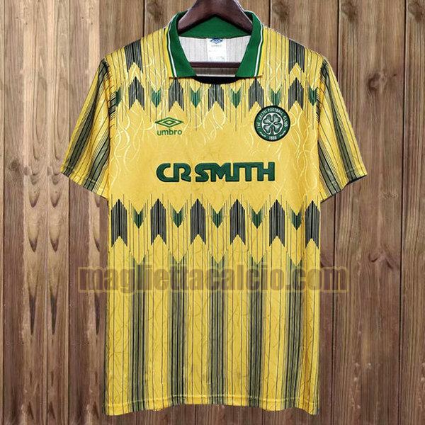 maglia celtic uomo giallo seconda divisa 1989-1991