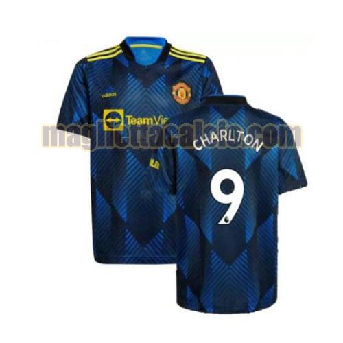 maglia charlton 9 manchester united uomo terza 2021-2022