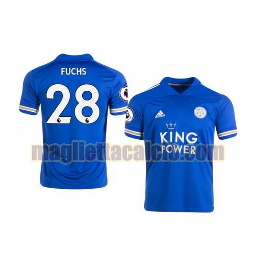 maglia christian fuchs 28 leicester city uomo prima 2020-2021