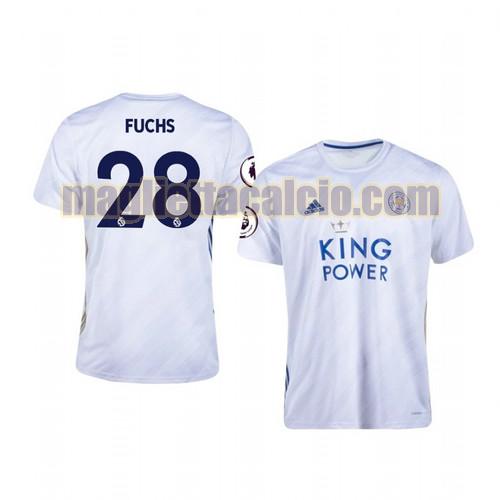 maglia christian fuchs 28 leicester city uomo seconda 2020-2021