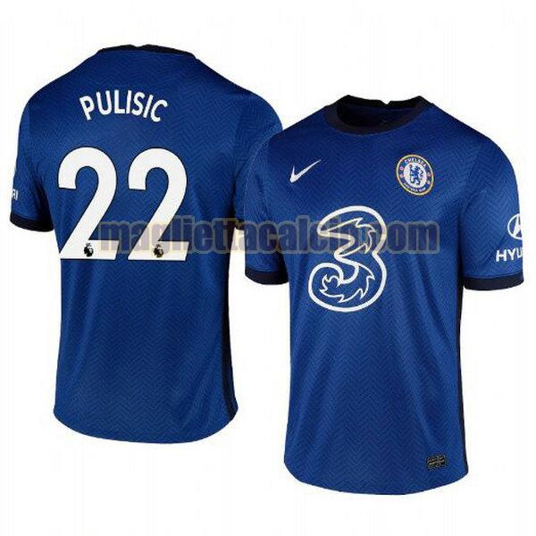maglia christian pulisic 22 chelsea uomo prima 2020-2021