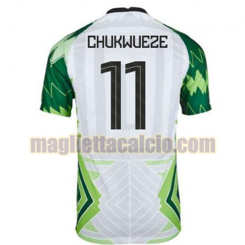 maglia chukwueze 11 nigeria uomo prima 2020-2021