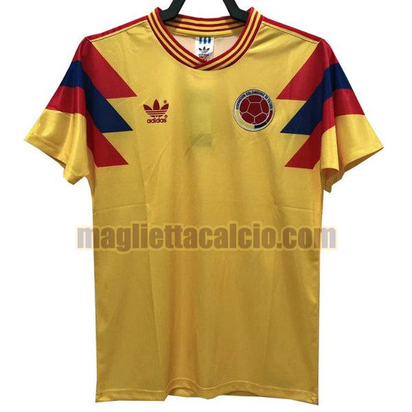 maglia colombia uomo giallo seconda divisa 1990