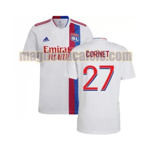 maglia cornet 27 olympique lyon uomo prima 2021-2022