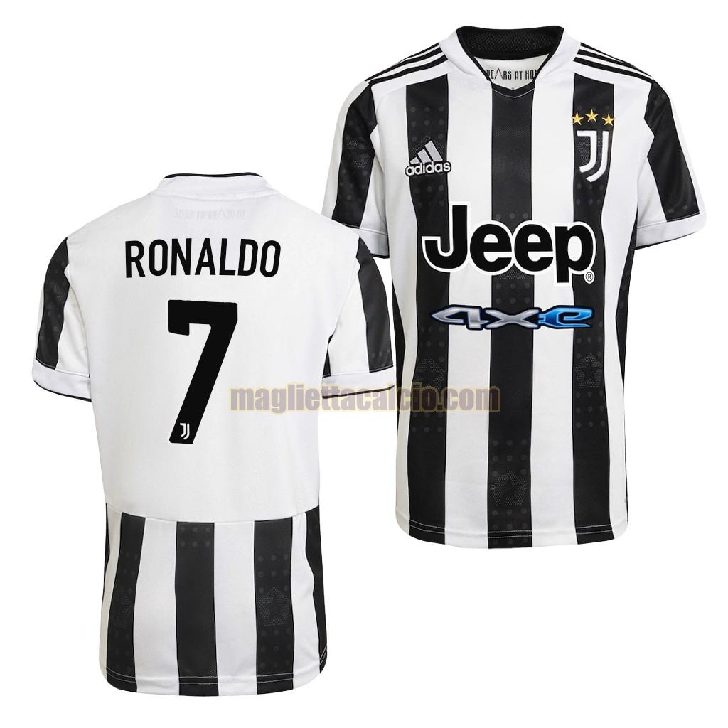 maglia cristiano ronaldo 7 juventus uomo prima 2021-2022