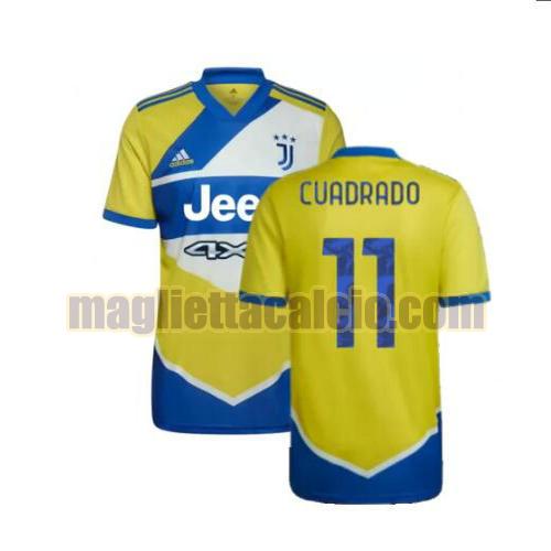 maglia cuadrado 11 juventus uomo terza 2021-2022