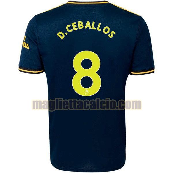 maglia d.ceballos 8 arsenal uomo terza divise 2019-2020