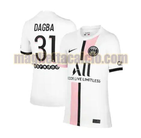 maglia dagba 31 paris saint germain uomo seconda 2021-2022