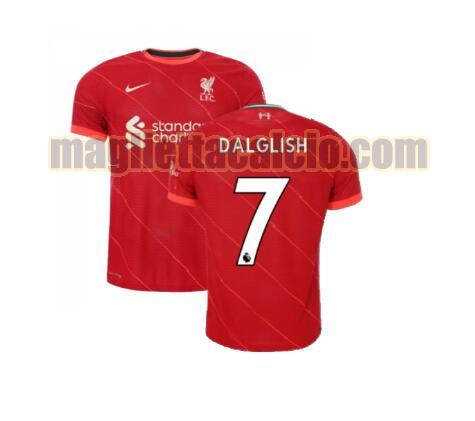 maglia dalglish 7 liverpool uomo prima 2021-2022