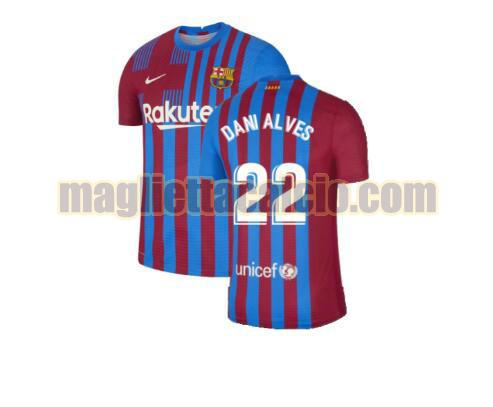 maglia dani alves 22 barcellona uomo prima 2021-2022
