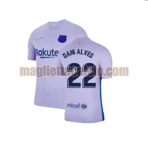 maglia dani alves 22 barcellona uomo seconda 2021-2022