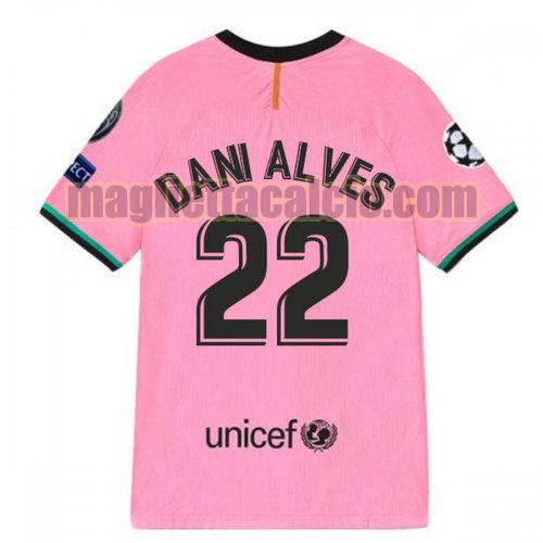 maglia dani alves 22 barcellona uomo terza 2020-2021