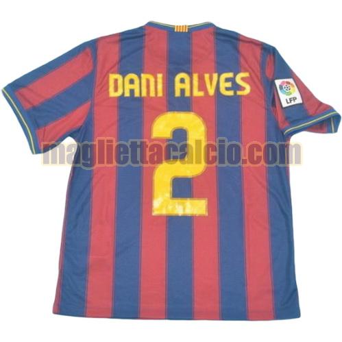 maglia dani alves 2 barcellona uomo prima divisa 2009-2010