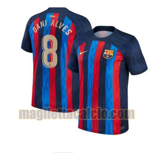 maglia dani alves 8 barcellona uomo prima 2022-2023