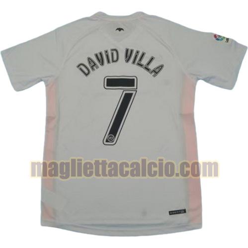 maglia david villa 7 valencia uomo prima divisa 2006-2007