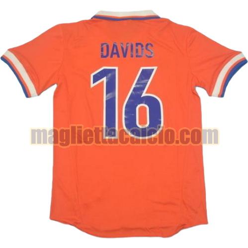 maglia davids 16 olanda uomo prima divisa 1997