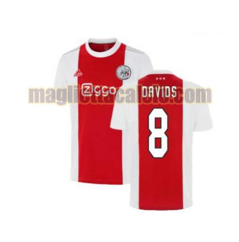 maglia davids 8 ajax uomo prima 2021-2022