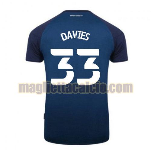 maglia davies 33 derby county uomo seconda 2020-2021