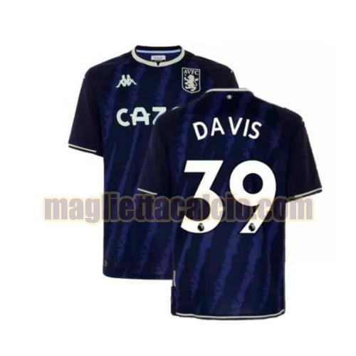 maglia davis 39 aston villa uomo terza 2021-2022