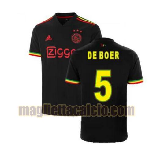 maglia de boer 5 ajax uomo terza 2021-2022