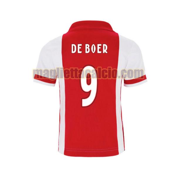 maglia de boer 9 ajax uomo prima 2020-2021