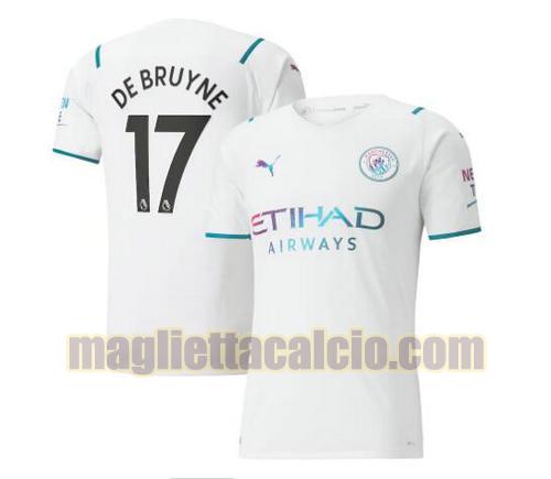 maglia de bruyne 17 manchester city uomo seconda 2021-2022