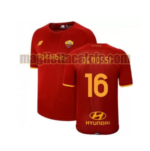 maglia de rossi 16 as roma uomo prima 2021-2022